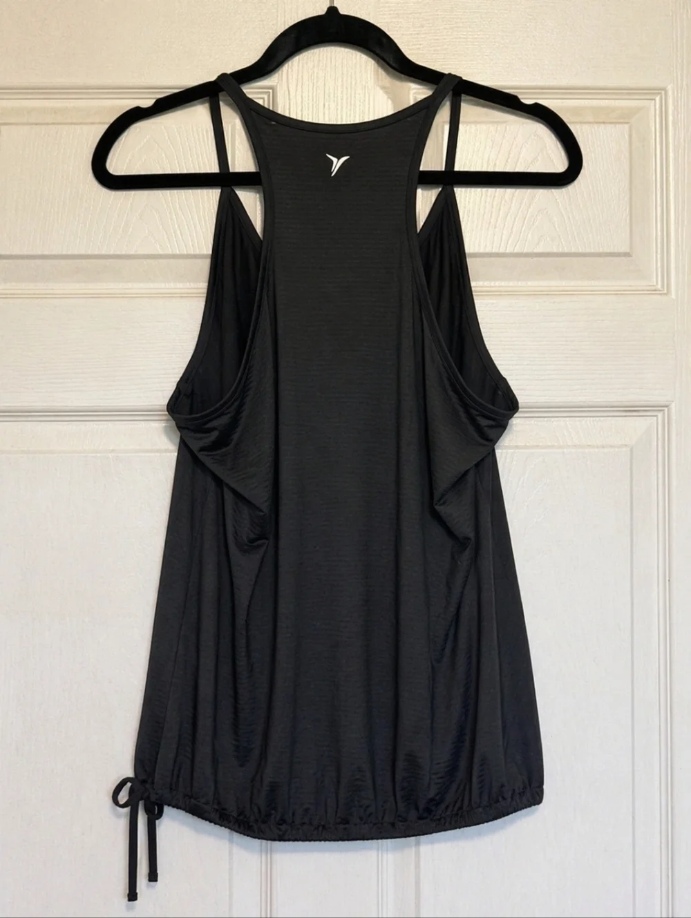 Old Navy Active /Dark Grey Almost Black Ribbed Tank Top Size Large - Picture 5 of 10